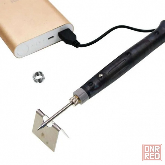 Паяльник USB 8 Вт, нихромовый нагреватель, подставка Мариуполь - изображение 8