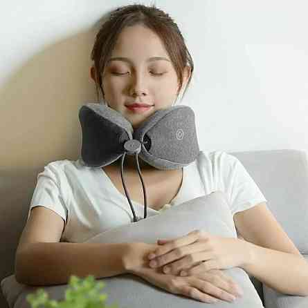 Массажная подушка для шеи Xiaomi LeFan Comfort-U Pillow Massager LR-S100 (серая) Макеевка