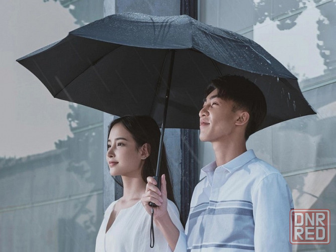 Зонт Xiaomi 90 Points NINETYGO Automatic Reverse Lighting Umbrella с фонариком (черный) Макеевка - изображение 6