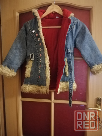 Продам джинсовую куртку для девочки рост 120 см Донецк - изображение 3