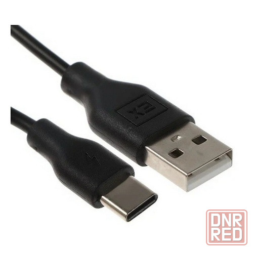 Кабель USB AM/Type-C Ugetus силиконовый 1m черный Донецк - изображение 1