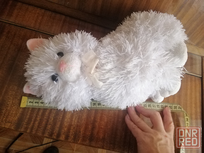 Продам мягкую игрушку Белый Кот 28 см Донецк - изображение 6