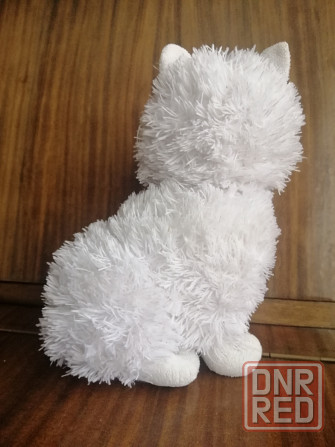 Продам мягкую игрушку Белый Кот 28 см Донецк - изображение 3