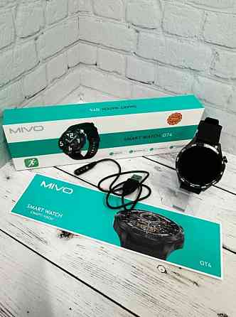 Cмарт часы Mivo GT4 (1.5 HD IPS, IP68, NFC, ответ по BT) Black Макеевка