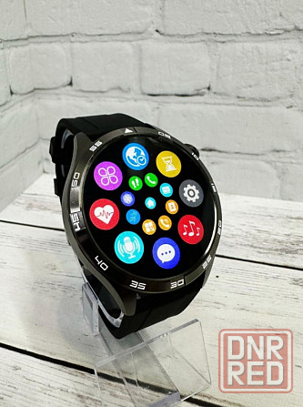 Cмарт часы Mivo GT4 (1.5 HD IPS, IP68, NFC, ответ по BT) Black Макеевка - изображение 2