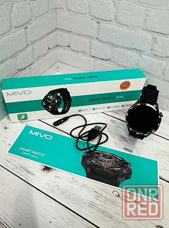 Cмарт часы Mivo GT4 (1.5 HD IPS, IP68, NFC, ответ по BT) Black Макеевка - изображение 4