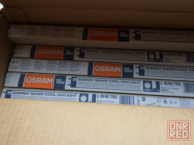 Лампа Новая люминесцентная 18 Вт OSRAM холодная L18/765 Донецк - изображение 1