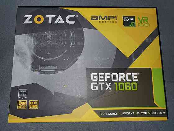Видеокарта ZOTAC GeForce GTX 1060 AMP Edition 3GB GDDR5 Донецк