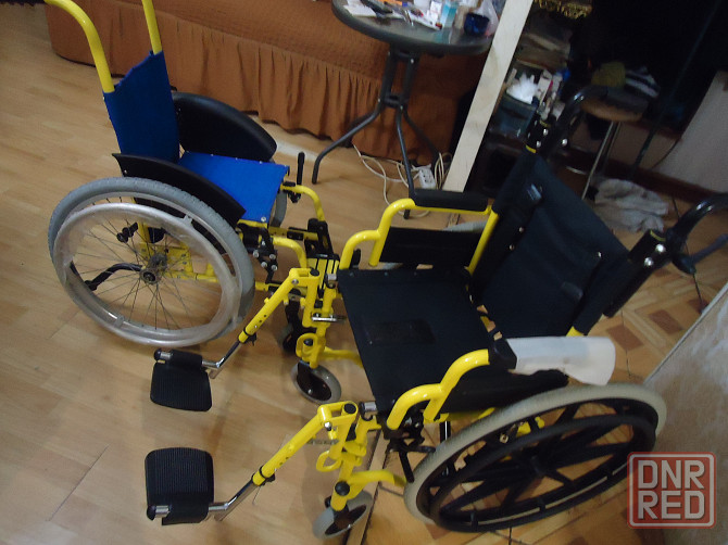 инвалидная коляска детская складная две на 5 лет и на 15 лет Донецк - изображение 4