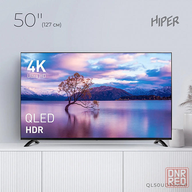 Телевизор HIPER SmartTV 50" QLED 4K QL50UD700AD Новый! Донецк - изображение 1