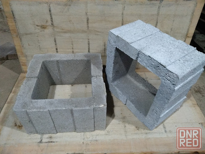Камень бетонный колонный. Шлакоблок колонный. Донецк - изображение 1