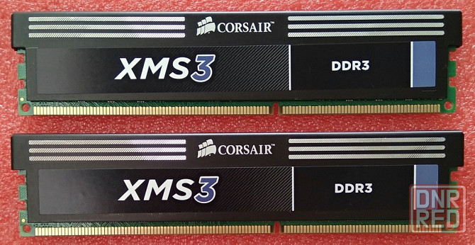 DDR3 4Gb+4Gb 1600MHz (PC3-12800) Corsair XMS3 CMX8GX3M2A1600C9 - DDR3 8Gb - Обмен на Офисы 2010 Донецк - изображение 2