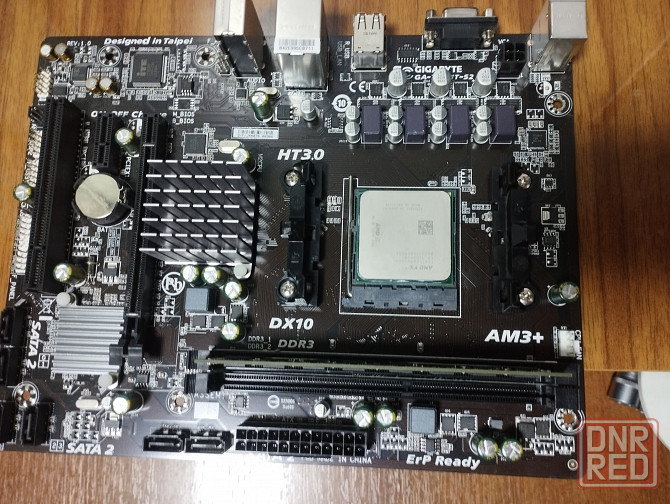Материнская плата AM 3+ процессор 6100 Енакиево - изображение 1