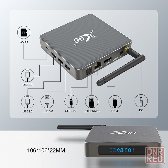 Смарт-приставка Х96 Х6 8/64 gb Донецк - изображение 7