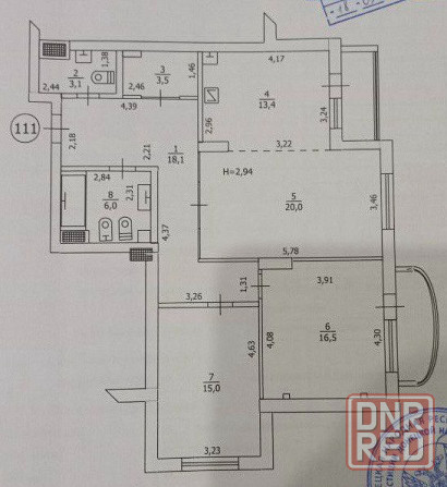 Продаю 3-х комнатную квартиру на Панфилова с ремонтом Донецк - изображение 1