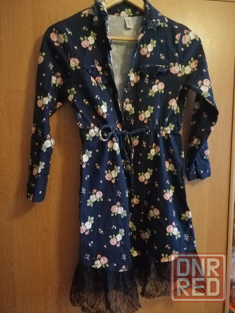 Продам теплое платье халат байка, р. 40 Донецк - изображение 1
