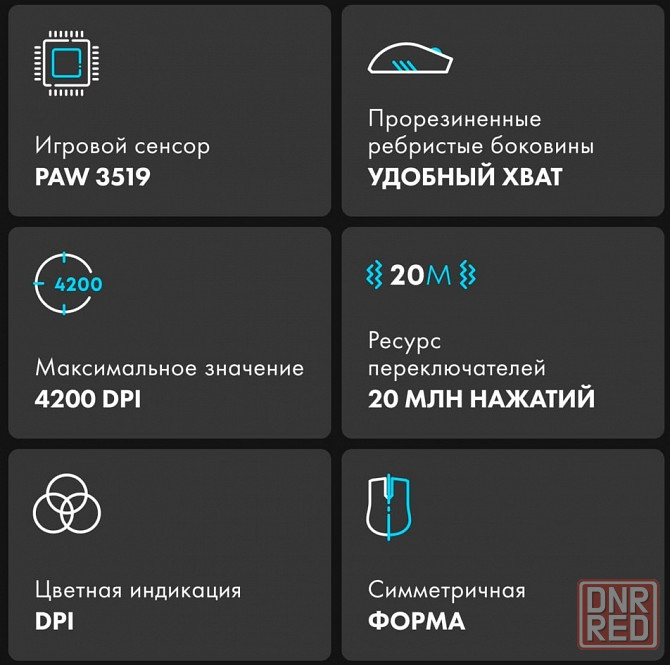 Игровая мышь Thunderobot MG701 Донецк - изображение 2