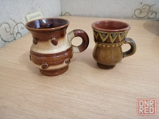 Продам керамическую кофейную чашечку вазочку глечик ссср Донецк - изображение 1