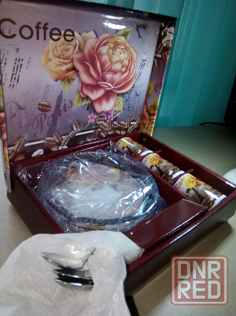 Подарочный кофейный набор 10 предметов Донецк - изображение 1