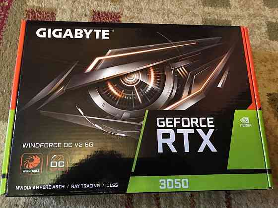 Видеокарта GIGABYTE GeForce RTX 3050 WINDFORCE OC V2 [GV-N3050WF2OCV2-8GD] Донецк