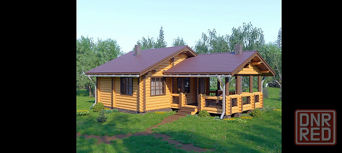 Строительство деревянных домов / бань из оцилиндрованного бревна. Донецк - изображение 5
