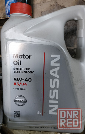 Моторное масло NISSAN Oil 5W40 5L Мариуполь - изображение 1