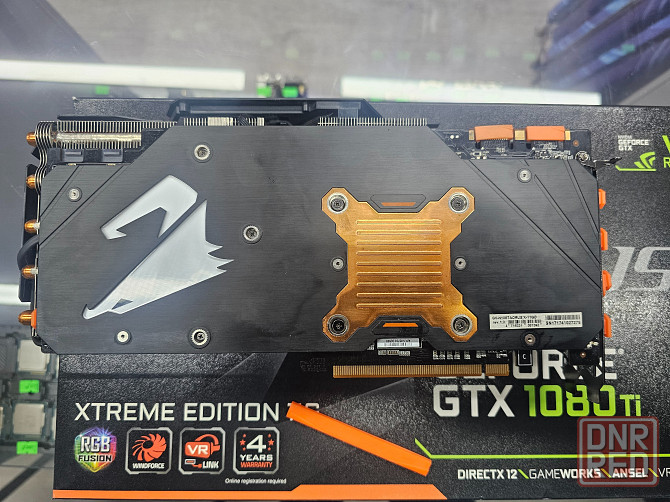 Видеокарта GIGABYTE AORUS GTX1080TI 11GB Донецк - изображение 2