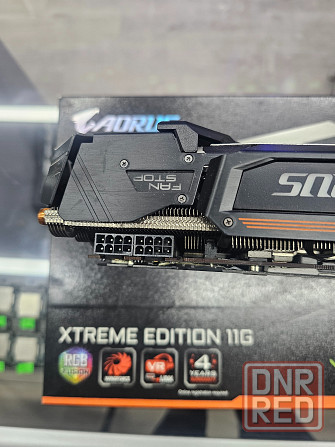 Видеокарта GIGABYTE AORUS GTX1080TI 11GB Донецк - изображение 4