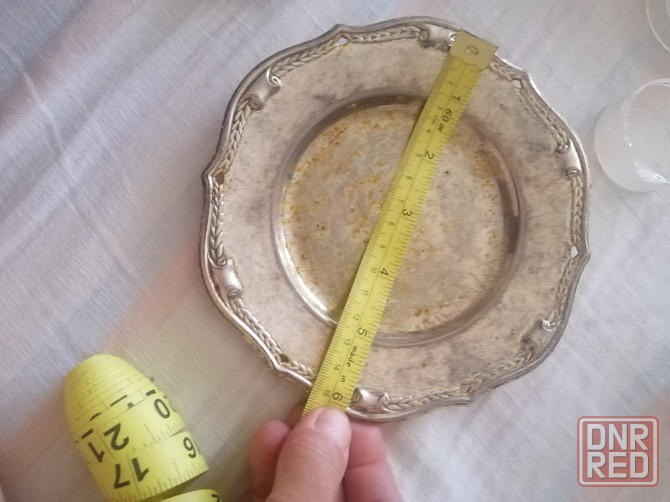 Блюдце тарелка подставка из мельхиора, СССР Донецк - изображение 6