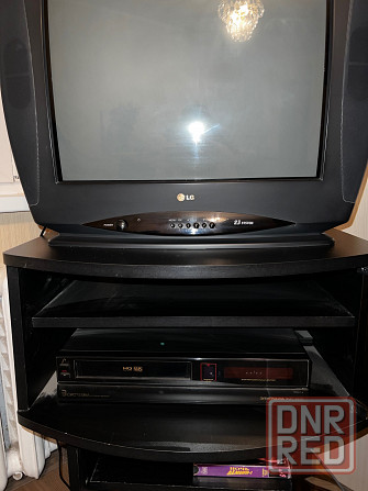 Телевизор LG, видеомагнитофон электроника, тумба. Донецк - изображение 3