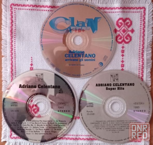 CD диски А.Челентано. 5 CD + бонус. Цена за все. Донецк - изображение 1