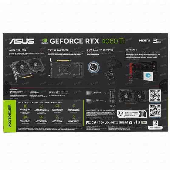 ASUS Dual GeForce RTX™ 4060 Ti OC Edition 8GB GDDR Донецк