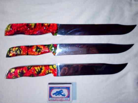 Новый подарочный набор из трех кухонных ножей . Макеевка