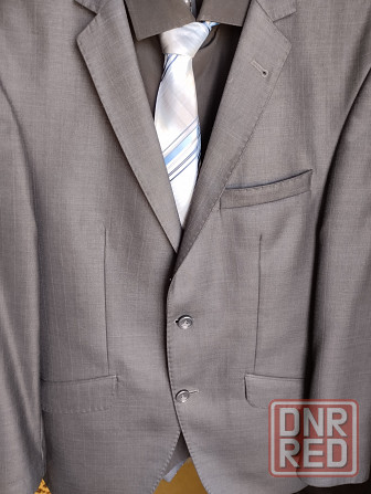 Мужской классический костюм м(46), (пиджак, брюки, рубашка, 5 галстуков). Донецк - изображение 5