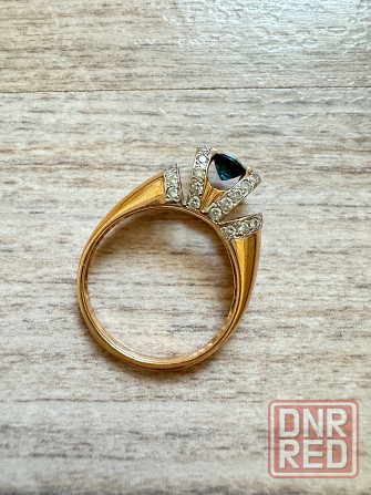Продам золотое кольцо с бриллиантами Донецк - изображение 1