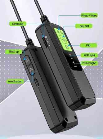 Беспроводной Wi-Fi эндоскоп HD 1080P с двумя объективами Донецк