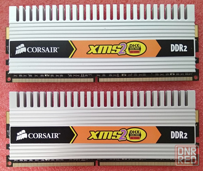 DDR2 2Gb + 2Gb 800MHz (PC2-6400) CL5 Corsair - CM2X2048-6400C5DHX - DDR2 4Gb - оперативная память Донецк - изображение 2