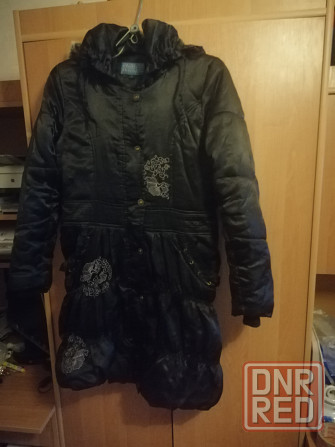 Продам пальто пуховик с утеплением, р. 42 - 44 Донецк - изображение 1