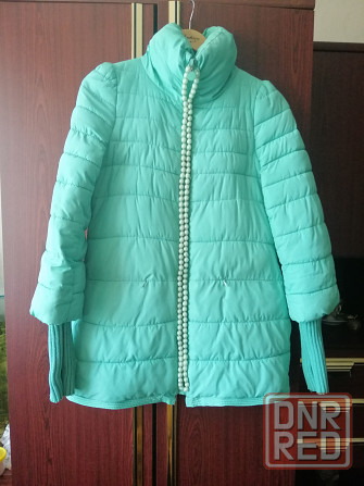 Продам куртку бирюзово-мятного цвета, размер 44-46 Донецк - изображение 1