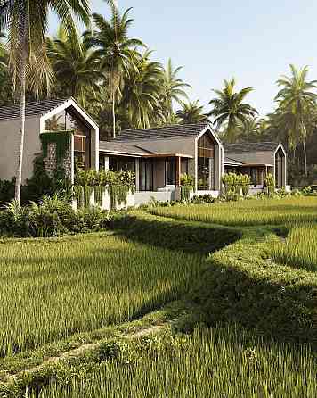 Виллы в Убуде, Бали, с видом на рисовые террасы Донецк