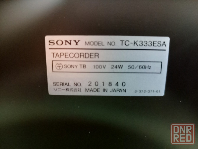 Кассетный 3-х головый магнитофон "Sony"-TC-K333ESA Донецк - изображение 5