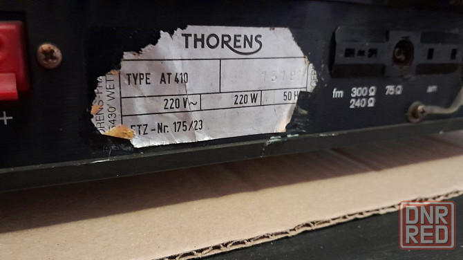 Аудиофильский AM/FM ресивер Thorens AT-410 (Швейцария) Донецк - изображение 5