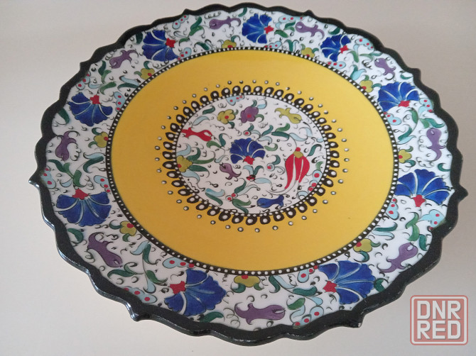 Тарелка декоративная настенная, производство Турция Донецк - изображение 1