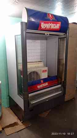 Холодильные морозильные витрины шкафы лари регалы боннеты кондиционеры Донецк