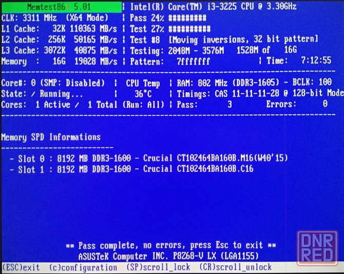DDR3 8Gb 1600MHz (PC3-12800) CL11 - Crucial CT102464BA160B - Возможен обмен на Офисы 2010 Донецк - изображение 3