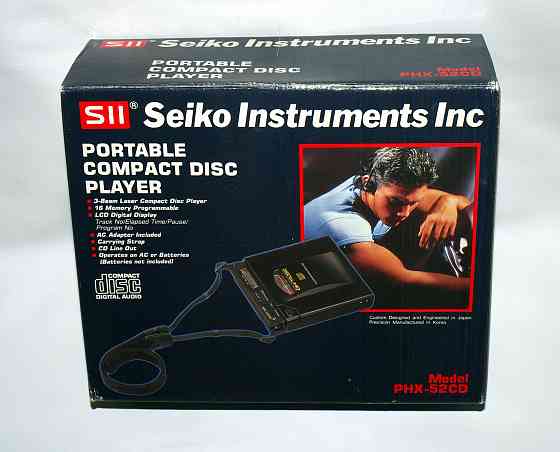 CD player проигрыватель компакт дисков Seiko PHX-52CD в упаковке Донецк