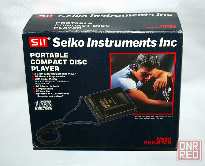 CD player проигрыватель компакт дисков Seiko PHX-52CD в упаковке Донецк - изображение 2