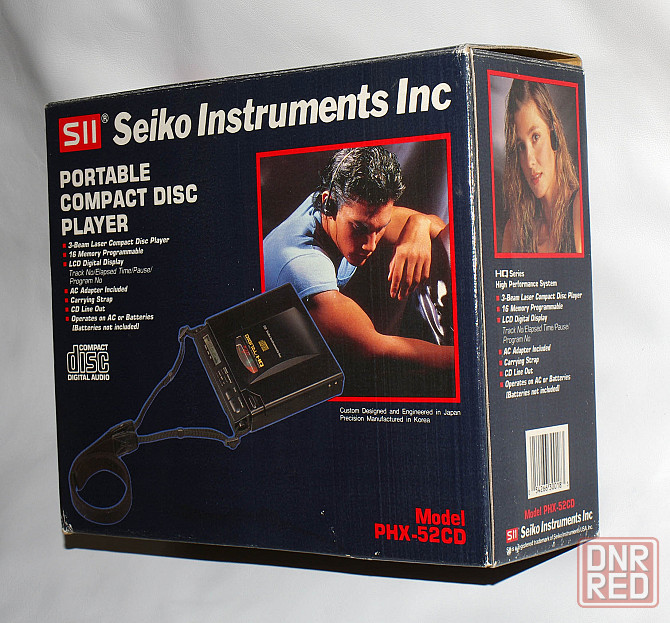 CD player проигрыватель компакт дисков Seiko PHX-52CD в упаковке Донецк - изображение 1