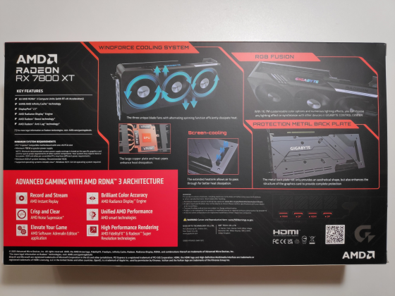 Видеокарта GIGABYTE AMD Radeon RX 7800XT GAMING OC 16ГБ Новая Донецк