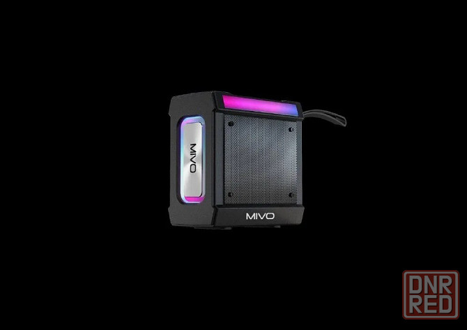 Портативная колонка MIVO M41 Black 1800мАч/RGB/IPX6/Bluetooth 5.3/Micro SD/AUX Стерео Динамик 12W Макеевка - изображение 8